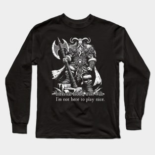 Tiefling Warrior Long Sleeve T-Shirt